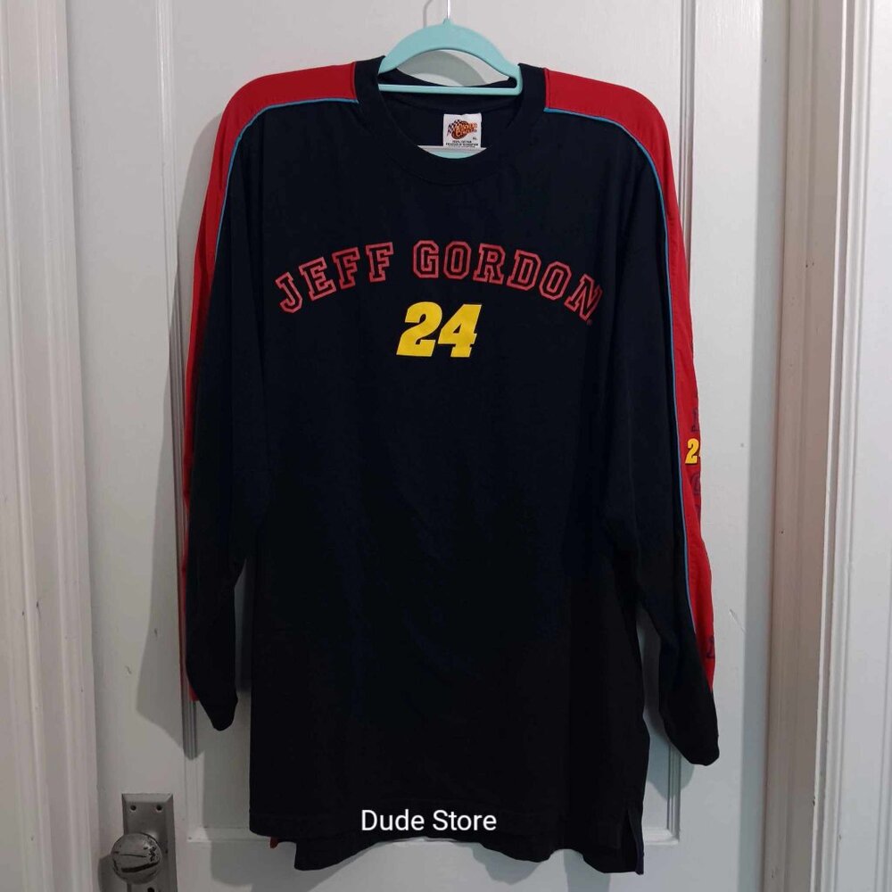 Vintage Winner's Circle Jeff Gordon Long Sleeve Shirt - Men's Size XL NASCAR #24